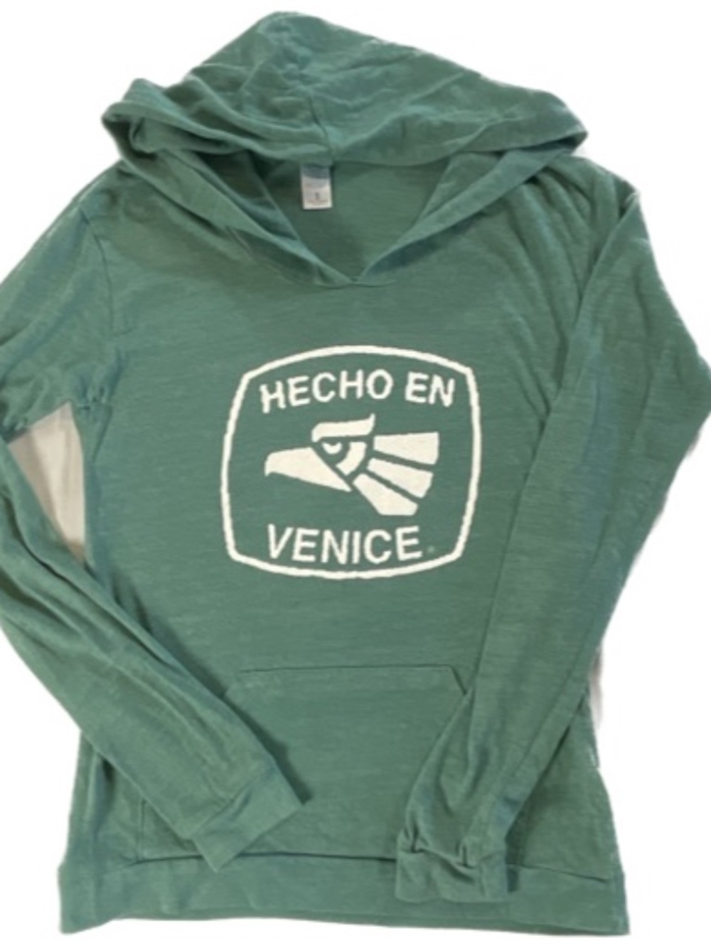 HECHO EN VENICE WOMENS PULLOVER HOODIE Size Small